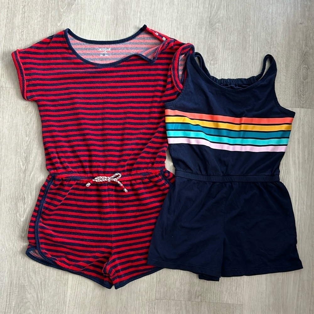 2 kids rompers old navy/cat & jack